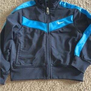 Nike Kids Jacket in Navy and Sky Blue